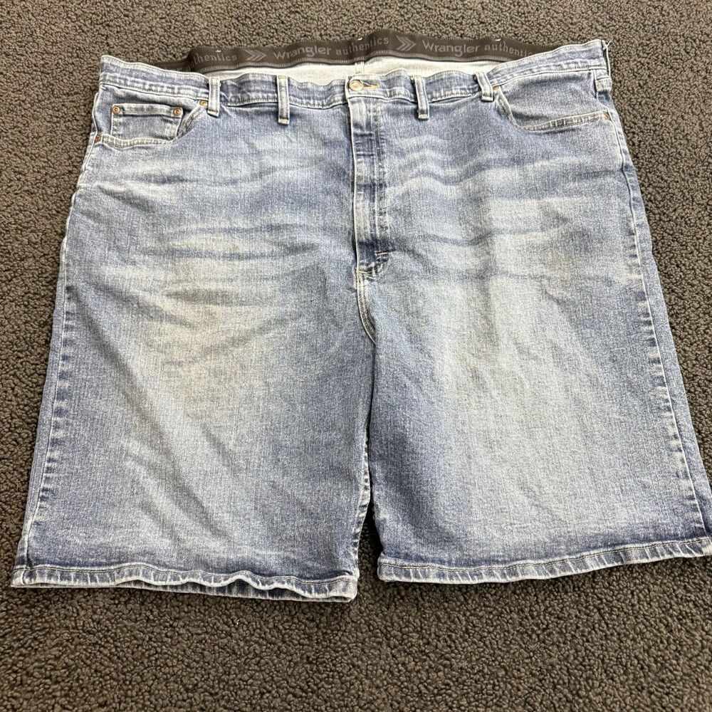 Wrangler blue denim jean shorts men size 50